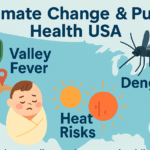 Climate change and public health USA - Valley Fever, Dengue spread