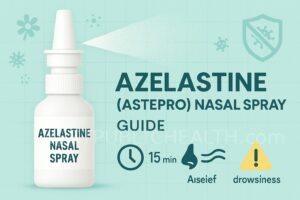 Azelastine (Astepro) nasal spray guide—what it is, dosing, side effects